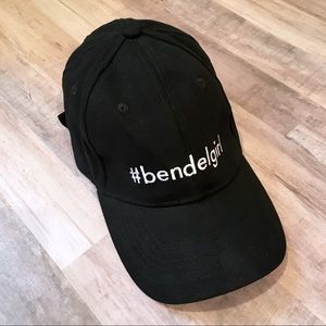 Henri Bendel baseball hat.